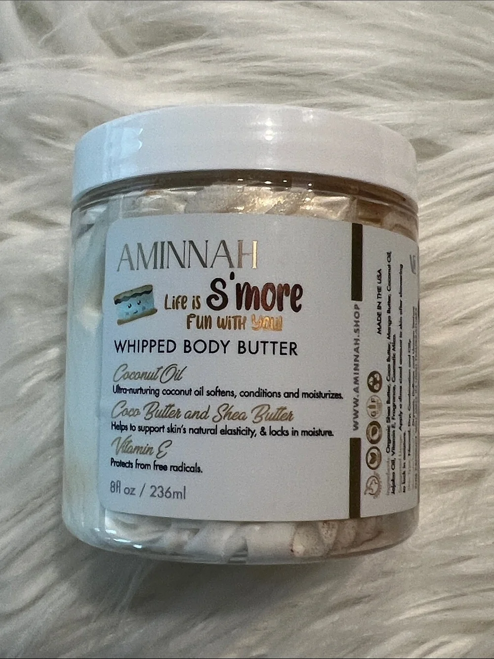 NWT Aminnah Life is S'more Whipped Body Butter retails $38.00 USD